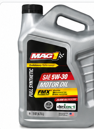 Синтетическое моторное масло MAG1 Full Synthetic FMX 5W-30 DEXOS1 Gen3 (4,73 л)