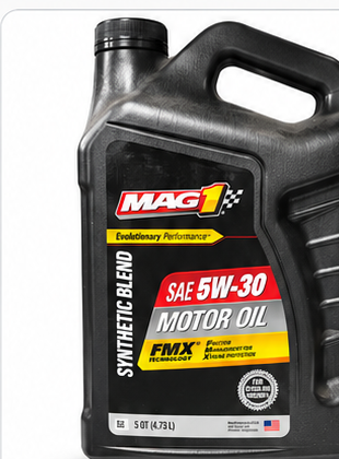 Полусинтетическое моторное масло MAG1 5W-30 Synthetic Blend (4,73 л)