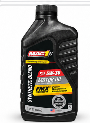Полусинтетическое моторное масло MAG1 5W-30 Synthetic Blend (946 мл)