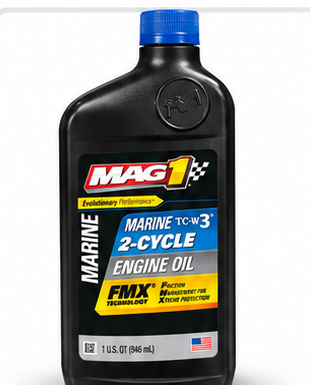 Двухтактное моторное масло для лодочных моторов MAG1 TC-W3 2-CYCLE (946 мл)