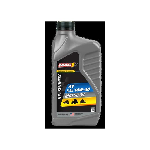 Синтетическое моторное масло для мотоциклов MAG1 Full Synthetic 4T 10W-40 Motor Oil (946 мл)