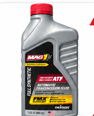 Синтетическая трансмиссионная жидкость АКПП MAG1 Full Synthetic ATF DEXRON VI & MERCON LV (946 мл)